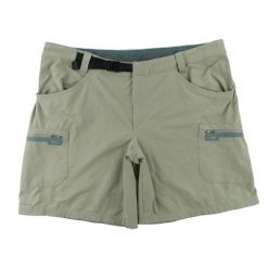 Second life - Columbia spodenki męskie cargo W44 beżowe - Jak nowy. Brązowe szorty męskie Columbia, l, z materiału, trekkingowe. Za 106.46 zł.