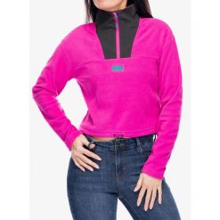 Bluza damska Helly Hansen Daybreaker Cropped Fleece. Fioletowe bluzy bez kaptura damskie Helly Hansen, xs. Za 235.99 zł.