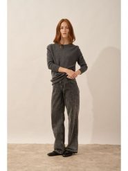 Just Cashmere Kaszmirowy sweter "Janice" w kolorze antracytowym rozmiar: XL. Czarne swetry klasyczne damskie Just Cashmere, xl, z kaszmiru, bez kołnierzyka. Za 313.32 zł.