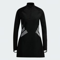KOSZULKA KĄPIELOWA Z DŁUGIM RĘKAWEM BIG BARS. Białe bluzki sportowe damskie Adidas, s, z dzianiny, bez kołnierzyka, bez ramiączek. Za 349.00 zł.