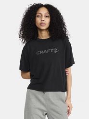 Craft Koszulka sportowa "Core Essence Bi-Blend" w kolorze czarnym rozmiar: XS. Czarne bluzki sportowe damskie Craft, xs, bez kołnierzyka, bez ramiączek. Za 77.95 zł.
