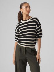 Vero Moda Sweter Fabulous 10297808 Czarny Regular Fit. Czarne swetry klasyczne damskie Vero Moda, xs, z syntetyku, bez kołnierzyka. Za 69.99 zł.