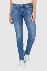 7 FOR ALL MANKIND Niebieskie jeansy PYPER SLIM ILLUSION Stride. Niebieskie jeansy damskie 7 FOR ALL MANKIND. W wyprzedaży za 499.99 zł.