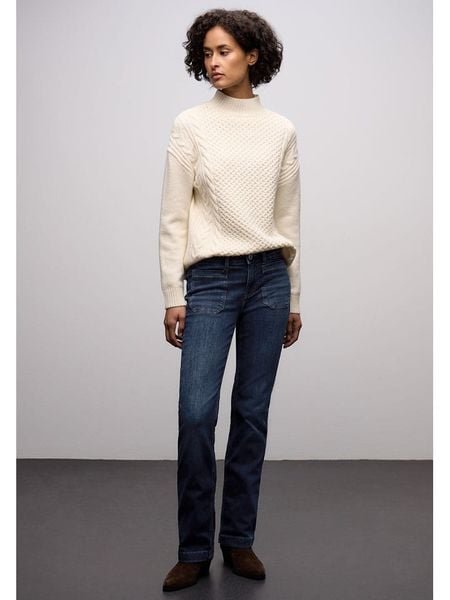 Street One Dżinsy - Comfort fit - w kolorze granatowym rozmiar: W29/L32. Niebieskie jeansy damskie Street One. Za 176.08 zł.