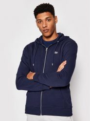 Lee Bluza Basic L80KSP35 112121426 Granatowy Regular Fit. Niebieskie bluzy bez kaptura męskie Lee, l, z bawełny. Za 329.99 zł.