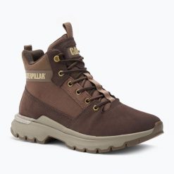 Buty męskie CATerpillar Colorado Sneaker. Brązowe buty trekkingowe męskie CATerpillar, bez zapięcia, trekkingowe. Za 419.99 zł.