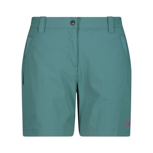 Damskie spodenki turystyczne CMP. Zielone szorty damskie CMP, bez wzorów, sportowe. Za 290.50 zł.