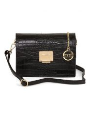 Mia Tomazzi Skórzana torebka w kolorze czarnym - 22 x 16 x 9 cm rozmiar: onesize. Czarne torebki klasyczne damskie Mia Tomazzi, bez wzorów, z materiału, bez dodatków. Za 347.99 zł.