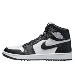Air Jordan 1 High Golf Panda. Białe golfy damskie Jordan, bez wzorów, ze skóry, bez ramiączek. Za 1,361.18 zł.