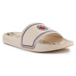 Klapki damskie Puma Iberty Leadcat 2.0. Brązowe klapki damskie Puma, bez wzorów, z materiału, bez obcasa. Za 219.00 zł.