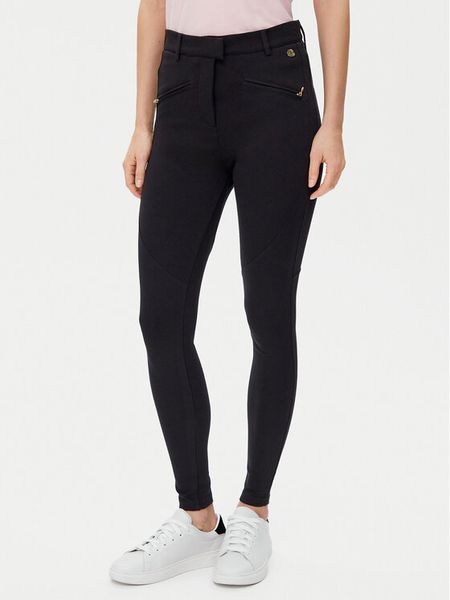 U.S. Polo Assn. Spodnie materiałowe WUP1213 Czarny Slim Fit. Czarne spodnie materiałowe damskie U.S. Polo Assn., bez wzorów, z materiału. Za 119.99 zł.