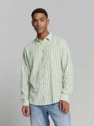 No Excess Koszula - Regular fit - w kolorze zielonym rozmiar: L. Zielone koszule męskie No Excess, l, bez wzorów, bez kołnierzyka, bez ramiączek. Za 130.99 zł.