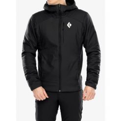 Kurtka ocieplana Black Diamond First Light Stretch Hoody. Czarne kurtki męskie Black Diamond, bez wzorów, sportowe, bez kaptura. Za 939.99 zł.