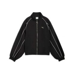 Damska bluza dresowa Puma. Czarne bluzy bez kaptura damskie Puma, xs, bez wzorów, z dresówki, bez ramiączek, bez kaptura. Za 345.15 zł.