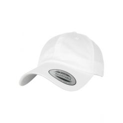 Czapka Flexfit low profile organic cotton. Białe czapki męskie FLEXFIT, bez wzorów, z bawełny. Za 76.70 zł.