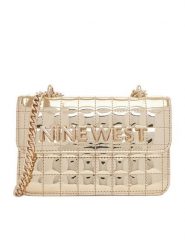 Nine West Torebka EO-Glamercy-Grace-LX10060 Złoty. Żółte torebki wieczorowe Nine West, bez wzorów, z materiału, wizytowe, bez kołnierzyka, bez ramiączek. Za 209.99 zł.
