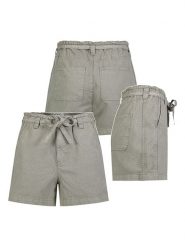 Sublevel Szorty w kolorze szarym rozmiar: L. Brązowe szorty damskie Sublevel, bez wzorów, z bawełny. Za 82.99 zł.