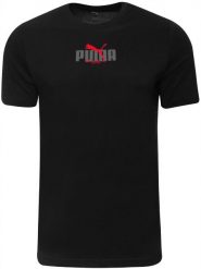 Koszulka na co dzień Męska Puma T-Shirt Bawełniana Sportowa. Czarne t-shirty męskie Puma, m, bez wzorów, z bawełny, bez kołnierzyka. Za 89.00 zł.