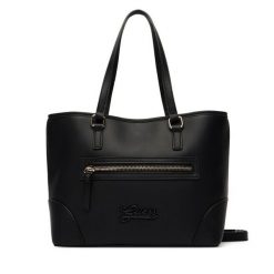 Torebka Guess. Czarne torebki klasyczne damskie Guess, z aplikacjami, bez dodatków. Za 324.99 zł.