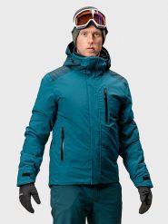 Halti Kurtka narciarska "Radius Dx" w kolorze niebieskim rozmiar: M. Niebieskie kurtki narciarskie i snowboardowe damskie Halti, m, bez wzorów, z materiału, bez kaptura. Za 614.96 zł.
