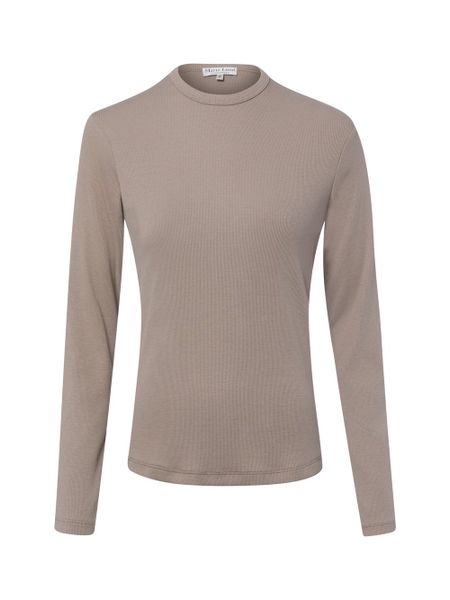 Marie Lund koszulka z długim rękawem Kobiety Bawełna brązowy|szary, L. Brązowe t-shirty damskie Marie Lund, l, bez wzorów, z bawełny, bez kołnierzyka. Za 99.95 zł.
