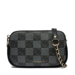 Torebka Steve Madden. Czarne torebki klasyczne damskie Steve Madden, bez wzorów, wizytowe, bez kołnierzyka, bez ramiączek. Za 219.99 zł.