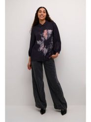 CULTURE Koszula w kolorze czarnym rozmiar: L. Czarne koszule damskie Culture, l, bez wzorów, z włókna, bez kołnierzyka, bez ramiączek. Za 165.99 zł.