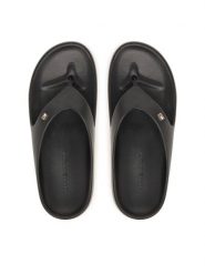 Tommy Hilfiger Japonki FW0FW09200 Czarny. Czarne klapki damskie Tommy Hilfiger, bez wzorów, z syntetyku, bez obcasa. Za 189.99 zł.