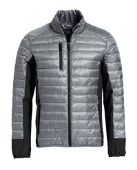 Clique kurtka Lemont pikowana z panelami softshell. Szare kurtki męskie CLIQUE, m, bez wzorów, z poliesteru, bez kaptura. Za 270.89 zł.