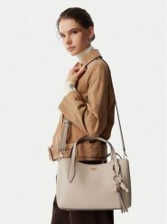 Guess Torebka HWBG97 35060 Beżowy jasny. Brązowe torebki klasyczne damskie Guess, z aplikacjami, ze skóry, bez dodatków. Za 584.99 zł.