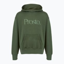 Bluza męska PROSTO Mizo Hoodie. Zielone bluzy bez kaptura męskie Prosto., m. Za 249.99 zł.