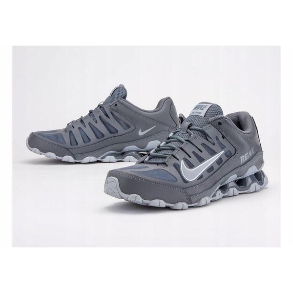 Buty Nike Męskie Reax 8 Tr Mesh 621716-010. Szare buty fitness męskie Nike, na fitness i siłownię. Za 419.00 zł.