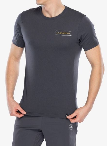 Koszulka bawełniana męska La Sportiva Mantra T-Shirt. Szare t-shirty męskie La Sportiva, m, bez wzorów, z bawełny, bez kołnierzyka. Za 180.75 zł.