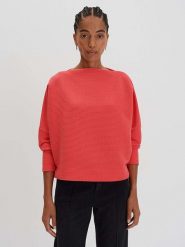 Someday Sweter "Usanni" w kolorze koralowym rozmiar: M. Czerwone swetry klasyczne damskie Someday, m, bez kołnierzyka. Za 209.95 zł.