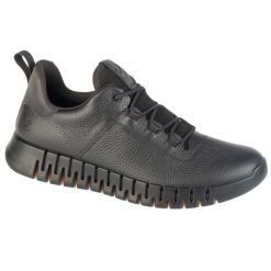 Buty sportowe Sneakersy męskie, Gruuv M Lea GTX. Czarne buty sportowe na co dzień męskie ECCO, z materiału, bez zapięcia, trekkingowe. W wyprzedaży za 689.50 zł.