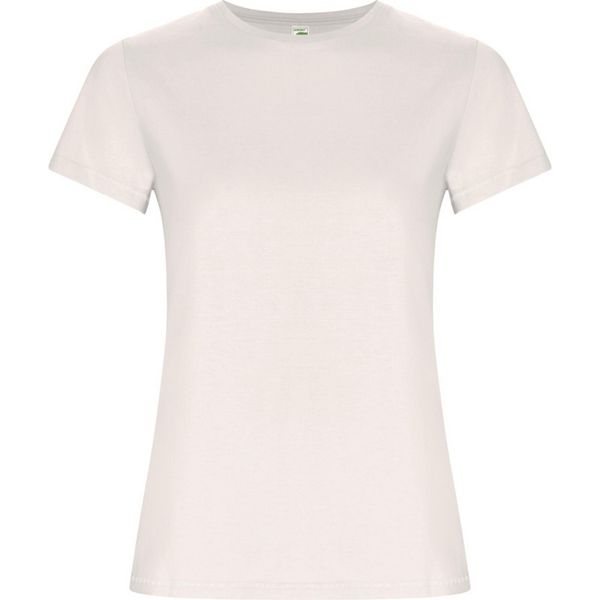 Złota Koszulka Damska. Białe bluzki damskie ROLY, l, bez wzorów, sportowe, bez kołnierzyka, bez ramiączek. Za 42.99 zł.