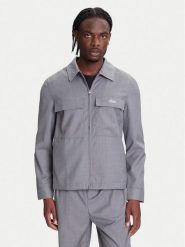Robe di Kappa Kurtka koszulowa Robe Giovani Gafsa 67124CW Szary Regular Fit. Szare kurtki męskie Robe di Kappa, m, bez wzorów, z syntetyku, bez kaptura. Za 675.99 zł.