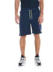 Szorty z zamek błyskawiczny na co dzień na siłownię. Niebieskie szorty męskie LEONE 1947 APPAREL, na lato, bez wzorów, sportowe. Za 105.21 zł.