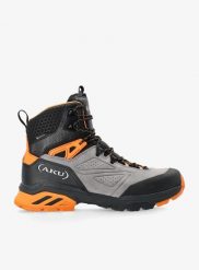 Buty trekkingowe męskie AKU Reactive GTX. Czarne buty trekkingowe męskie Aku, z gore-texu, przed kolano, bez zapięcia, trekkingowe, gore-tex. Za 499.00 zł.