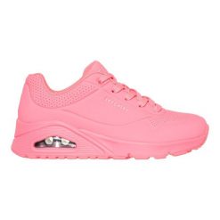 Tenisówki Skechers Model Uno -stand On Air Kolor Rose. Czerwone trampki i tenisówki damskie Skechers, bez wzorów, z materiału. Za 383.65 zł.