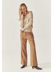 TATUUM Sweter "Luisa" w kolorze beżowym rozmiar: M. Brązowe swetry klasyczne damskie Tatuum, m, bez kołnierzyka. Za 140.86 zł.