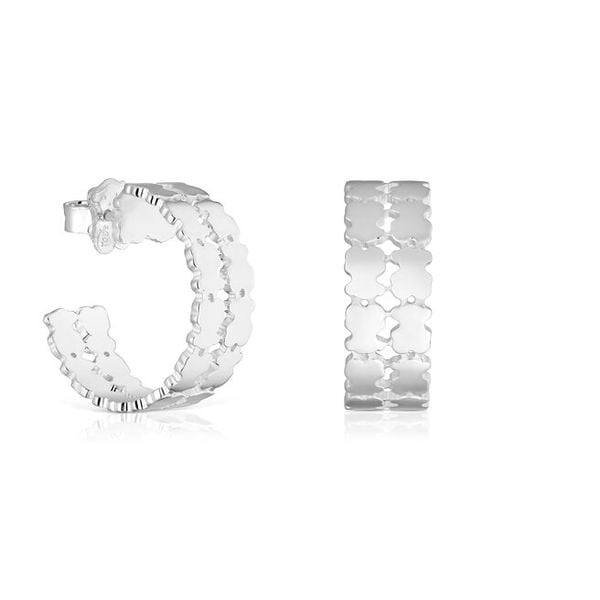 Kolczyki TOUS. Szare kolczyki damskie Tous, srebrne. Za 359.99 zł.