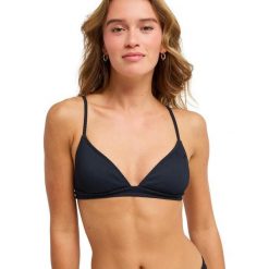Trójkątny stanik bikini dla Kobiety ROXY LOVE Czarny. Szare bikini damskie Roxy, bez wzorów. Za 169.99 zł.