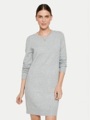 Vero Moda Sukienka dzianinowa 10215523 Szary Relaxed Fit. Szare sukienki damskie Vero Moda, l, bez wzorów, z dzianiny, bez kołnierzyka, bez ramiączek. Za 99.99 zł.