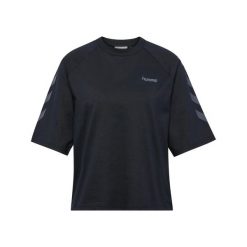Koszulka damska Hummel Keeper Chevron. Czarne t-shirty damskie HUMMEL, m, bez wzorów, z bawełny, bez kołnierzyka. Za 160.50 zł.