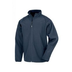 Kurtka z recyklingu Result Softshell. Niebieskie kurtki męskie RESULT, xl, bez wzorów, z materiału, bez kaptura. Za 116.70 zł.