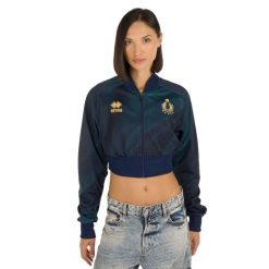 Kurtka Errea Naz. Italia Volley Bluza Crop Ad Damskie. Zielone bluzy bez kaptura damskie ERREA, m, bez wzorów, z materiału, bez ramiączek, długie, bez kaptura. Za 385.99 zł.