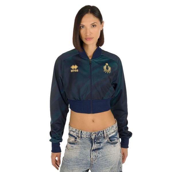 Kurtka Errea Naz. Italia Volley Bluza Crop Ad Damskie. Zielone bluzy bez kaptura damskie ERREA, m, bez wzorów, z materiału, bez ramiączek, długie, bez kaptura. Za 385.99 zł.