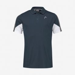 Koszulka polo męska CLUB 22 Tech. Niebieskie koszulki polo męskie HEAD, m, bez wzorów, z materiału, bez ramiączek. W wyprzedaży za 140.00 zł.