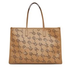 Torebka Tommy Hilfiger. Brązowe torebki klasyczne damskie Tommy Hilfiger, bez wzorów, bez dodatków. Za 479.99 zł.